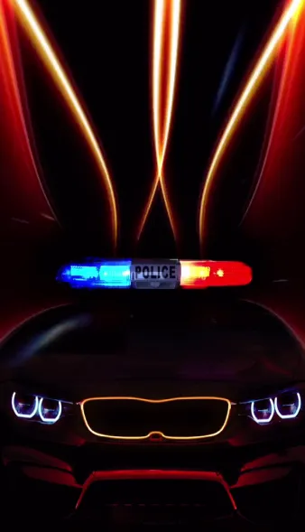 police car