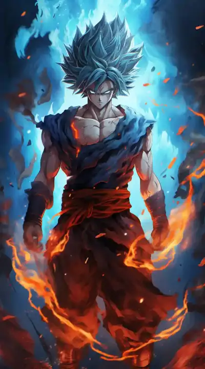 goku，anime，AI